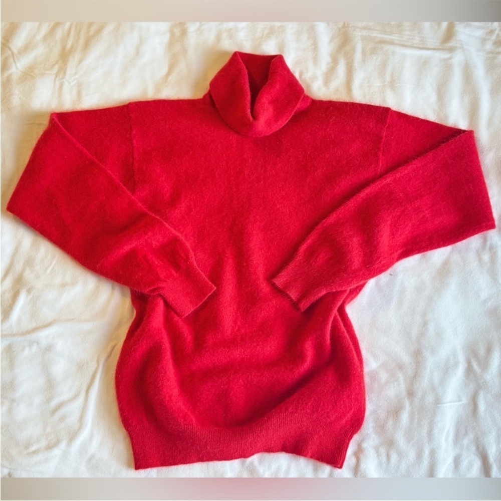 Vintage Red Wool Sweater - Picture 2 of 5